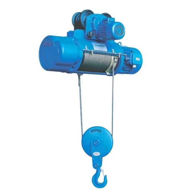 Professional CE ISO Approved  Direct Supplied CD/MD Wire Rope Electric Hoist 1000kg