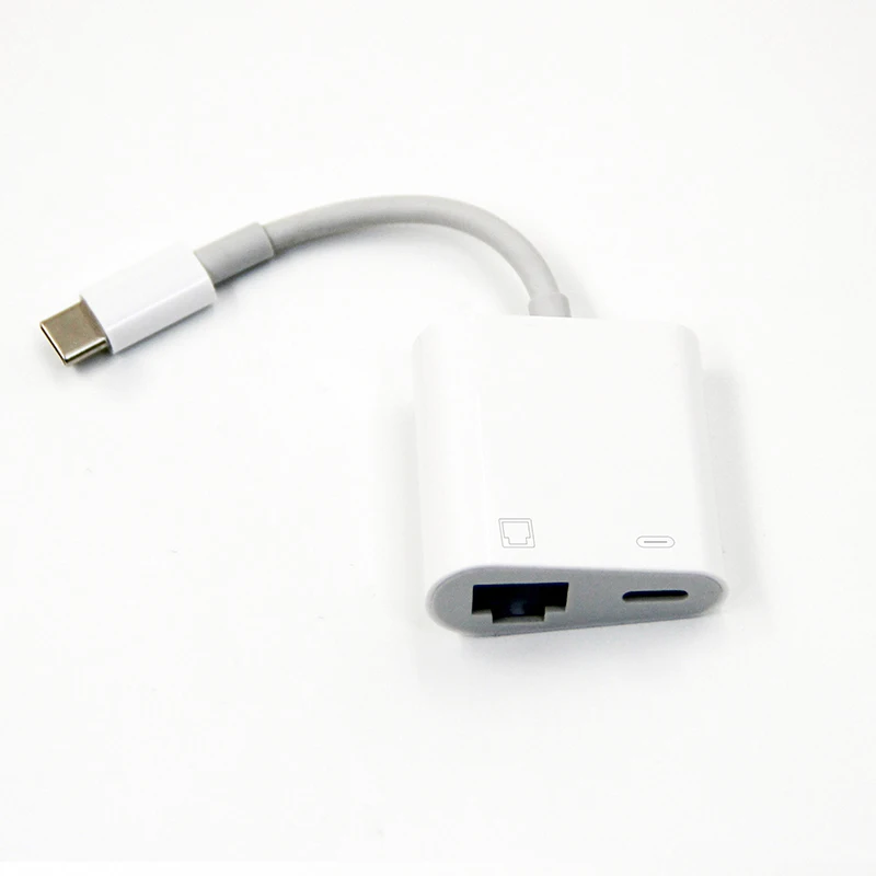 Оптовая продажа Прямая поставка с фабрики гигабитный адаптер ethernet типа c сетевые usb-карты pd для быстрой зарядки ПК и