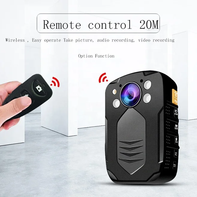 4K GPS Wearable Body Worn Camera DVR recorder  IP66 waterproof Night Vision Law enforcement equipment