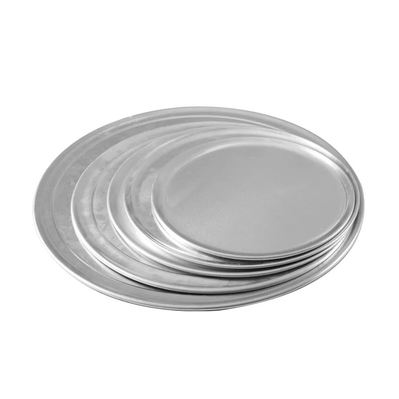 Pizza Baking Pan  plate Stainless Steel Pizza Pan 18 Inch Round Pizza Tray Baking Sheet  Nonstick
