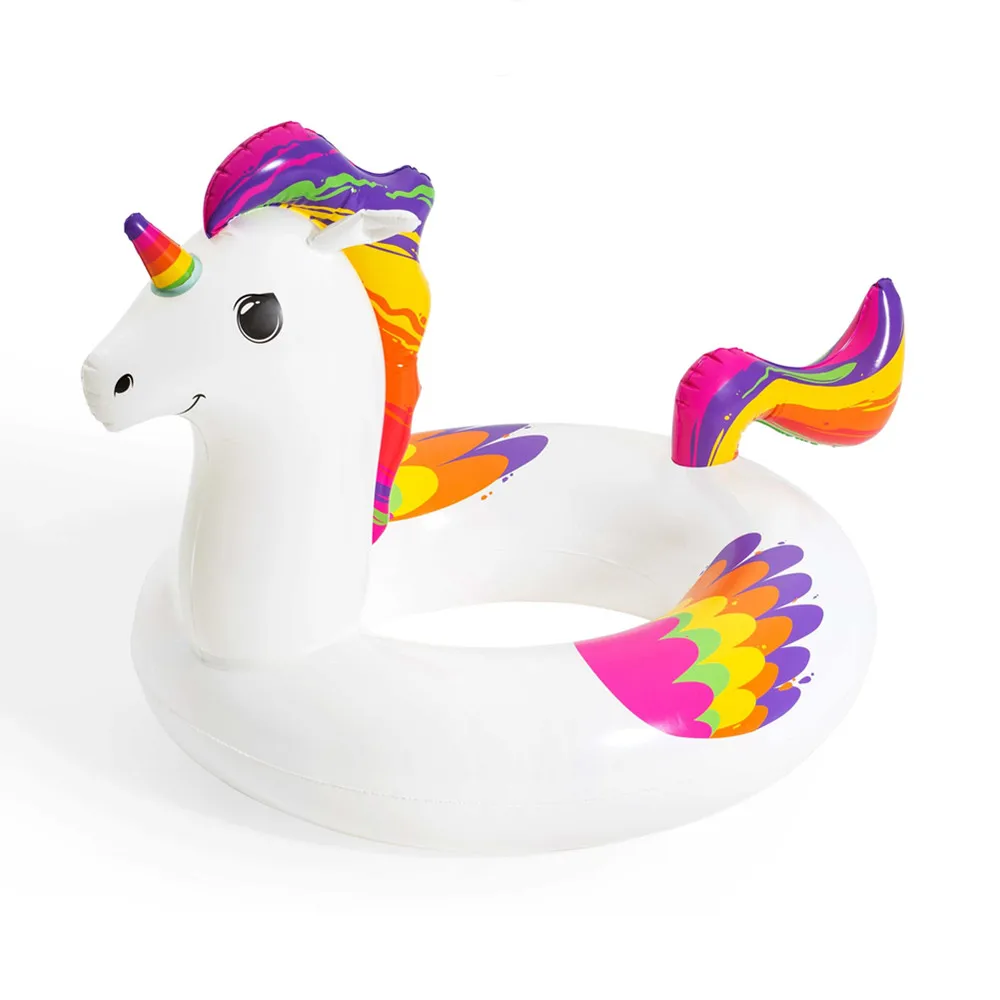 Bestway-36159 Fantasy Unicorn Swim Rings Inflatable Water Float Pool Ring