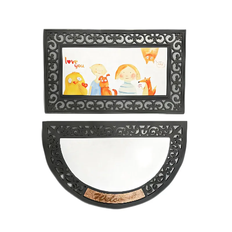 Резиновый коврик RubySub с сублимационным рисунком, напольный коврик для теплопередачи, коврик для гостиной