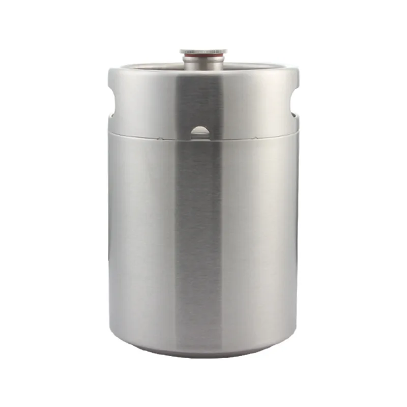 Portable 5L, 10L Craft Beer Barrel 304 Stainless Steel Pressure Resistant Mini Beer Keg