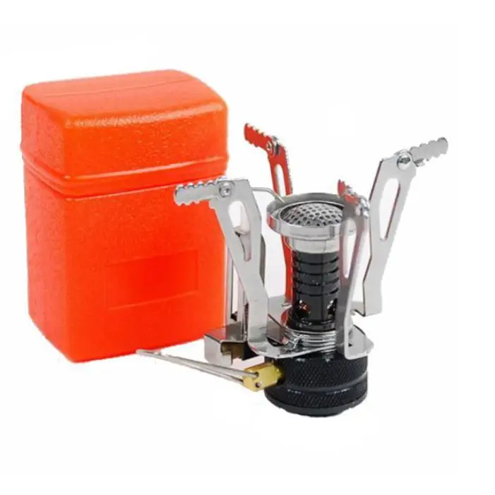 Haiyan Miniature Furnace Outdoor Stoves Camping Portable Petty Outdoor Gas Stove Furnace Rapid Fire Picnic Equipment