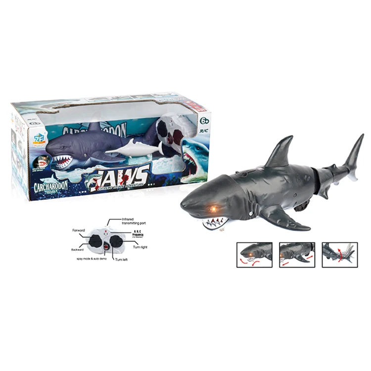 Top Sale Remote Control Spray Great White Shark Rc Hobby Toys For Kids