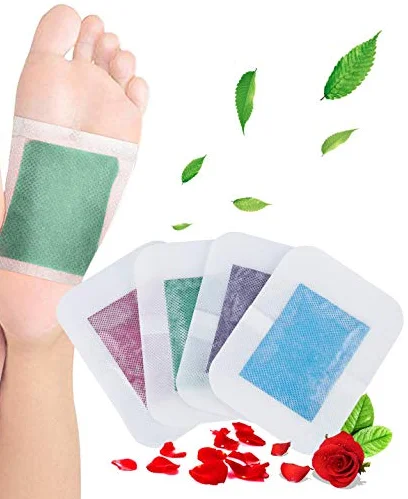healthcare ionic bamboo vinegar foot warmer patch pads detox foot spa detox foot patch with adhesive