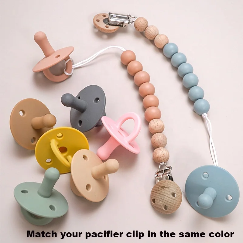 2023 factory Hot Sale New 100% Food Grade Silicone Baby Molar Pacifier Baby Non-toxic Pacifier Baby Products