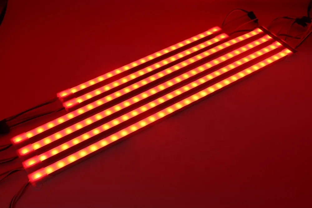 Factory customization side-emitting 4020 LED pixel strips interna IC 12leds/pcs SK6812 color changing 5V LED Bar Strip Light