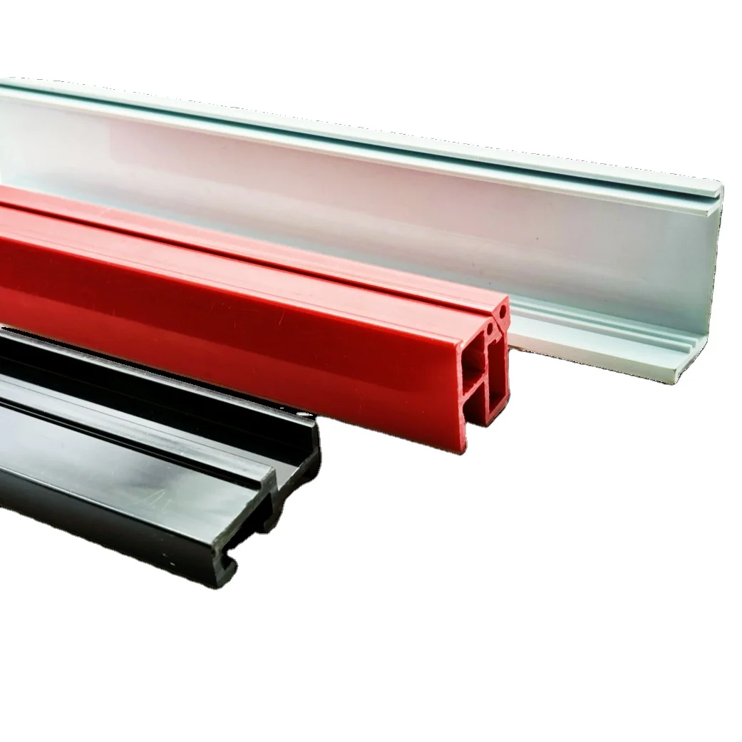 High impact resistant Custom Polypropylene UPVC PVC ABS PC Plastic profiles extrusion Plastic profiles