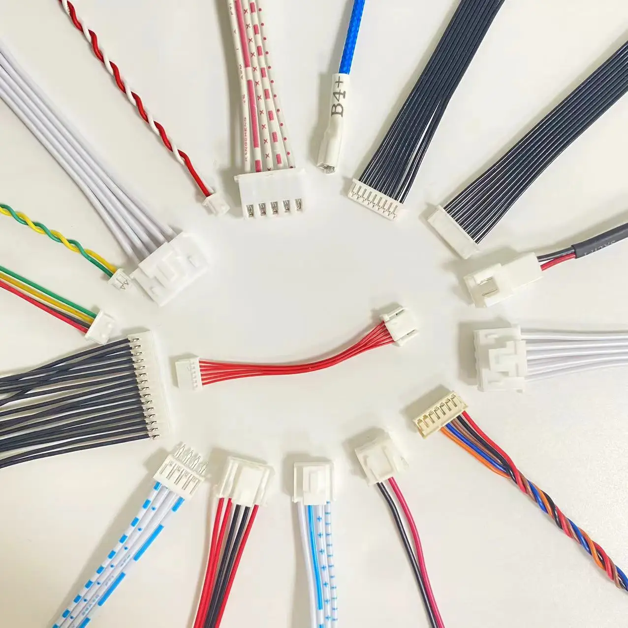 Micro JST GH 1.25 2P 3P 4P 5P 6PIN Male Plug Connector With Wire Cables 150mm Single/Double Connector 28AWG