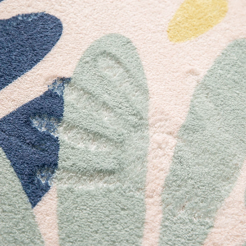 Custom Modern Plush Wholesale Direct Factory Price flocking Rug cheap carpet