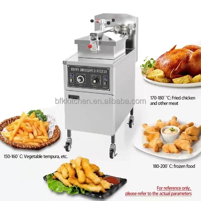 KFC 24L для ресторанов фаст-фуд кухни жареной курицы фритюрница с двумя решетками хенни пенни курица broasted машина автоклав продажи