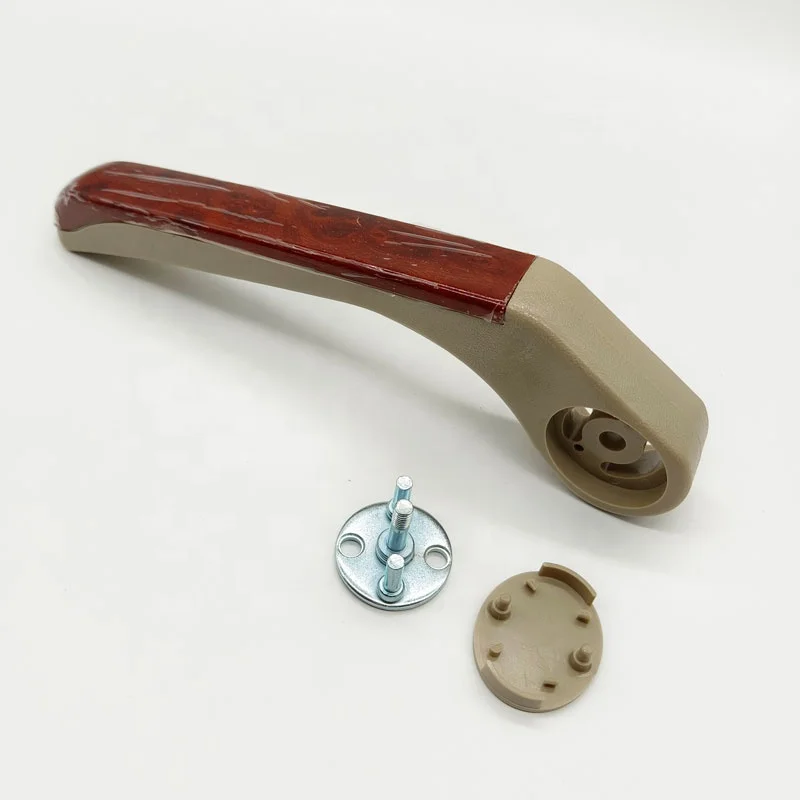 ABS injection molded plastic armrest wood grained cover foldable for bus seat and marine boat seat