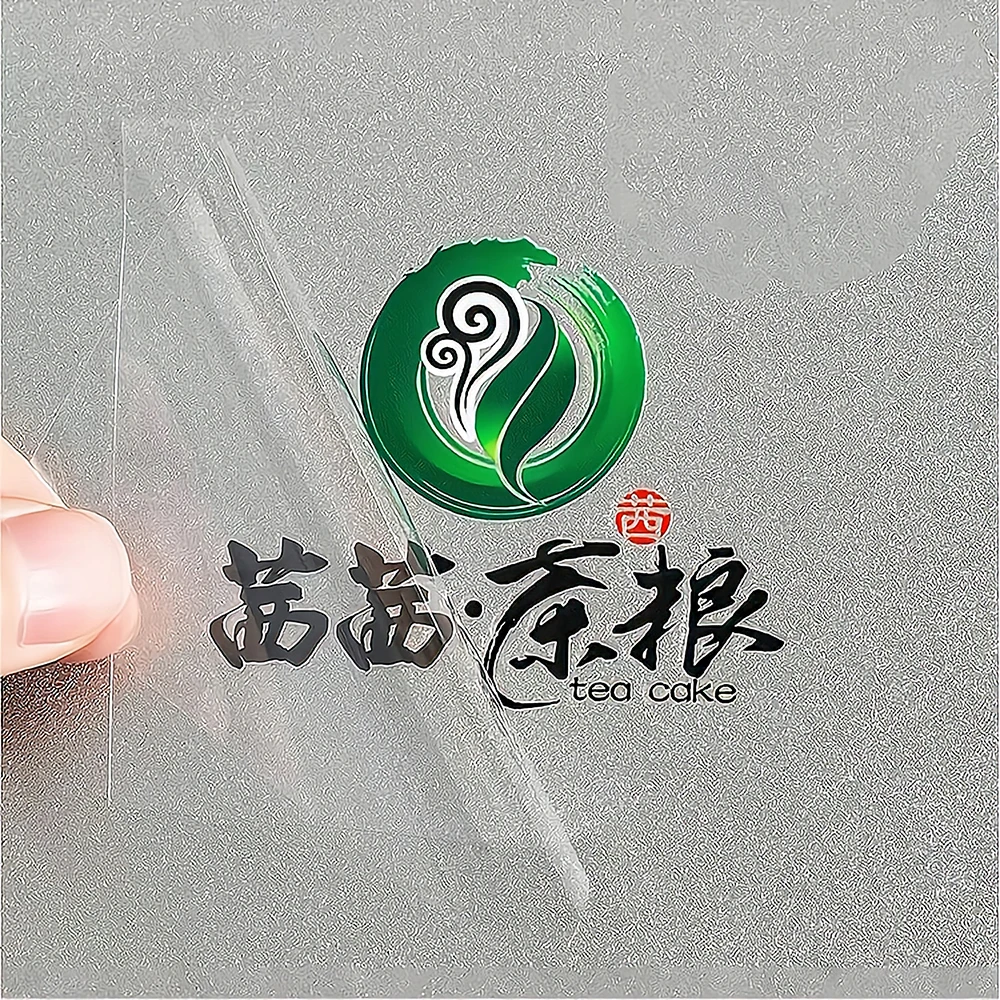 High Adhesive Custom Business Logo Waterproof Vinyl 3d Gold Metal UV Transfer Stickers for Any Products Packing Labels Stickers