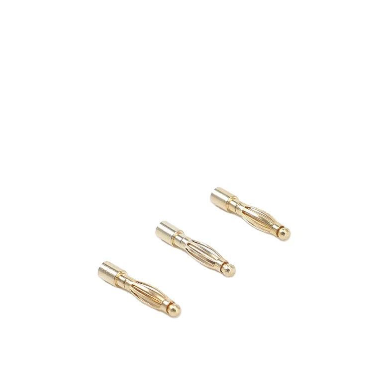 Banana plug opening screw gold-plated plug for audio jack connector speaker stereo banana power jack