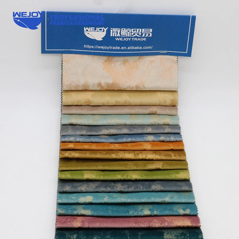 Jacquard moroccan ivory upholstery fabric 100% poly emboss velvet sofa fabrics for furniture