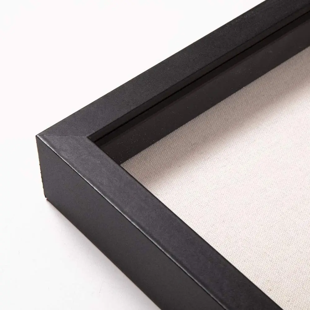 Рамка для фотографий Shadow Box с льняной доской-деревянный и стеклянный витринный