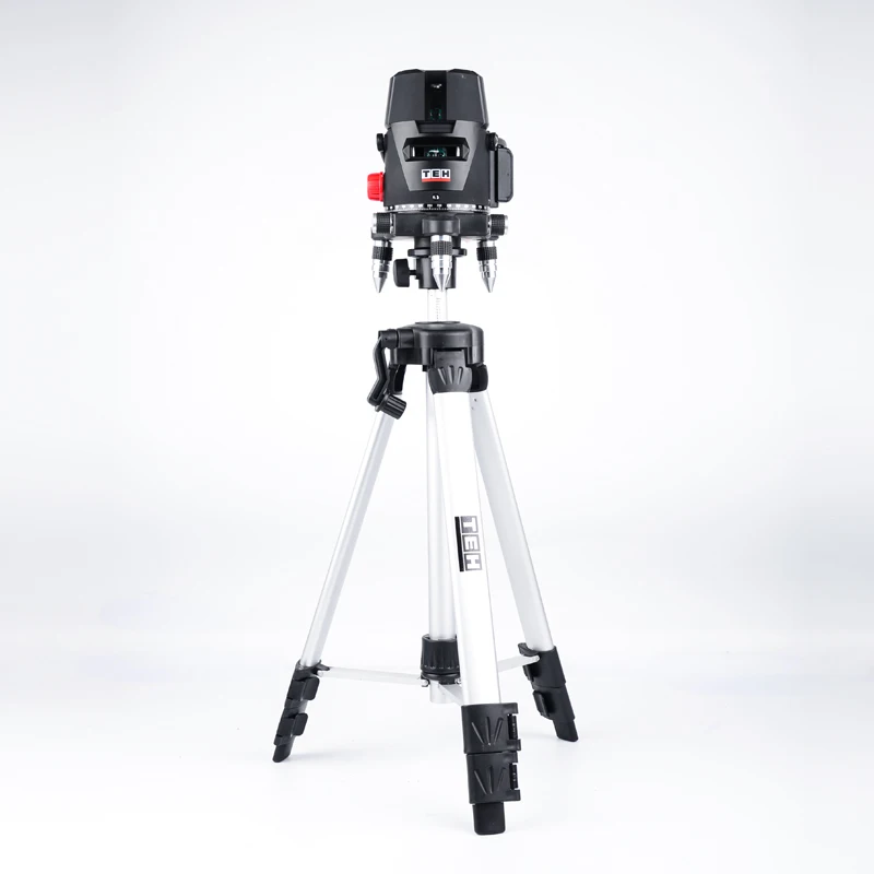 TEH Professional 360 Degree Self Leveling Green Cross Line Rotary Laser Level Meter Machine