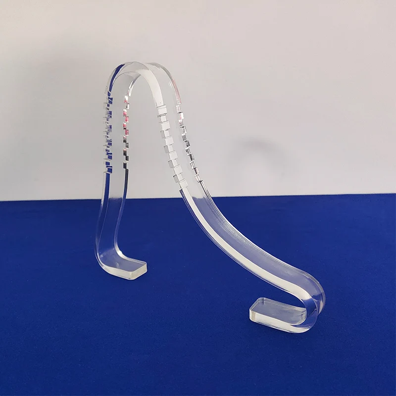 Acrylic Clear Shoe Display Store Form Insert Acrylic High Heel Form Insert