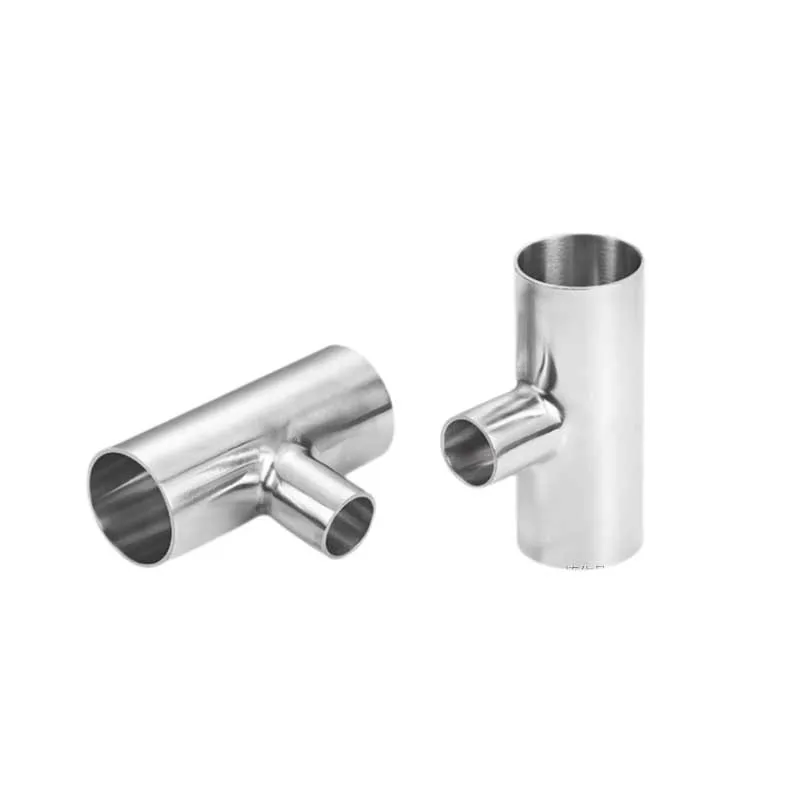 Mirror Surface 304 Stainless Steel Reducing Tee with Healthy Grade quality stainless steel pipe fitting reducing tee