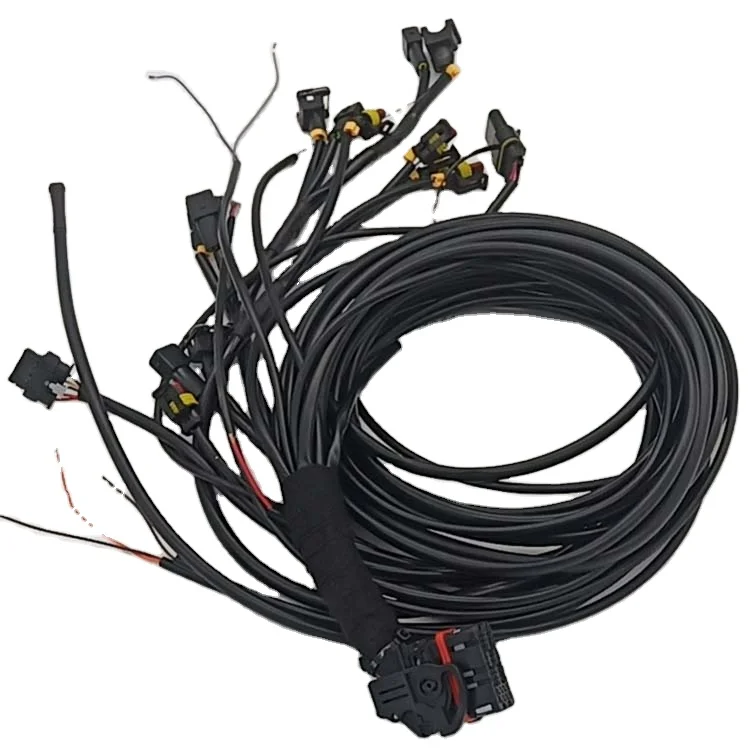 direct selling 48 pin 48 circuits  car wiring harness complete wiring harnesses peugeot wiring harness