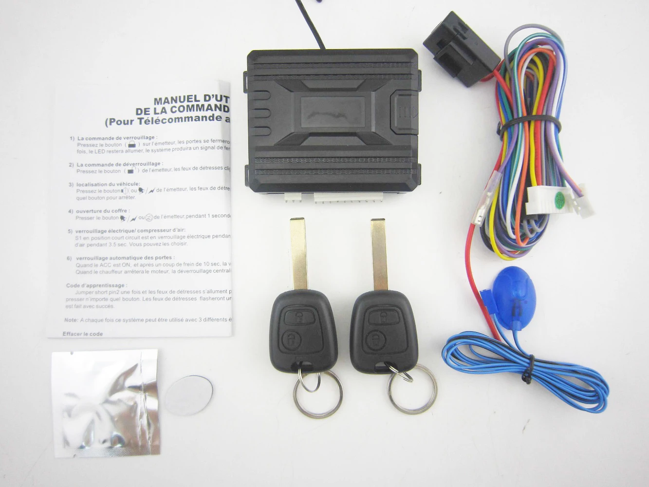 Whole sale universal car keyless entry mfk 285 remote auto lock unlock Milano keyless entry system