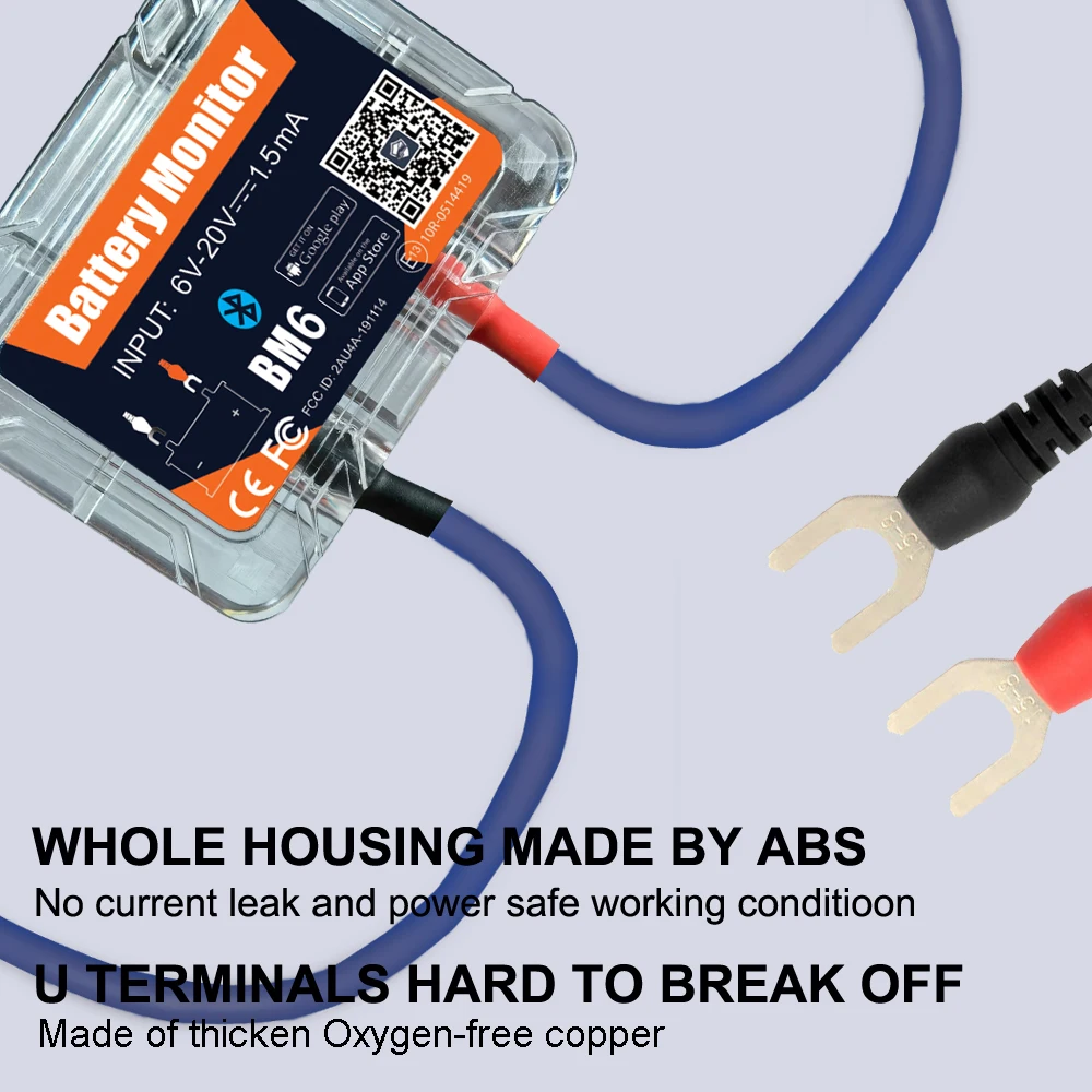 Bluetooth 12 В тестер батареи BM6 автомобильный аккумулятор монитор здоровья