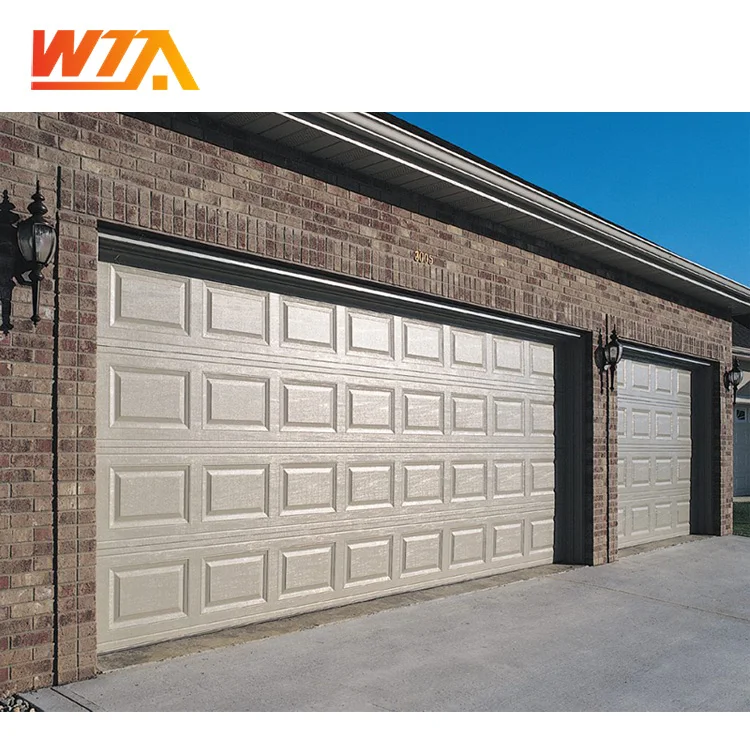 Cheap Steel Overhead sectional garage door for Villa