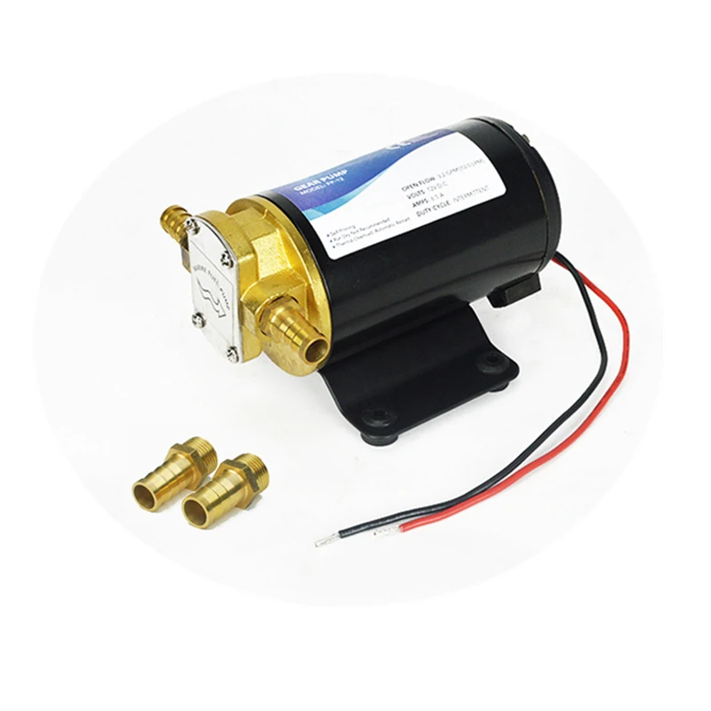 DC 12V 24V Electric gear oil fuel pump FP-12 FP-24 Self-priming diesel pump Mini refuel pump