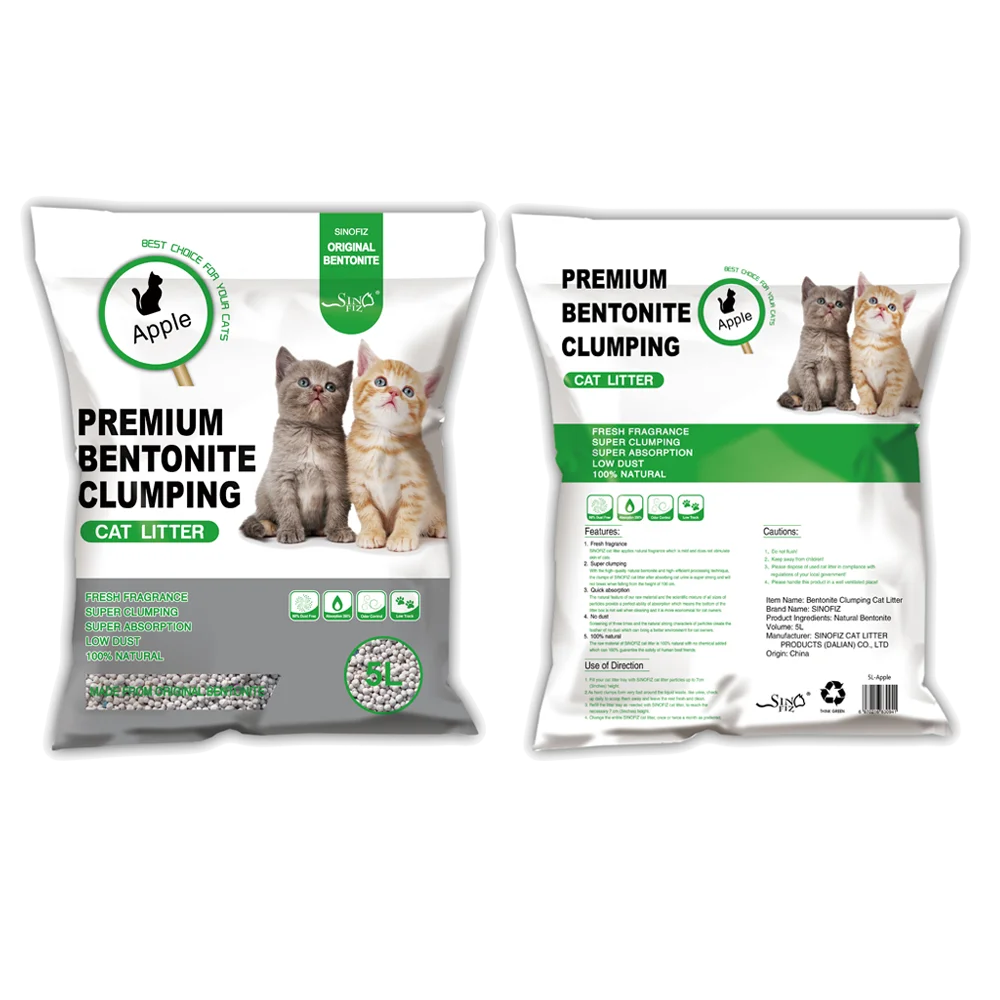 High quality Factory Direct Hot Sale Low Dust high Water Absorption Strong Clumping Bentonite Cat Litter sand with best scent