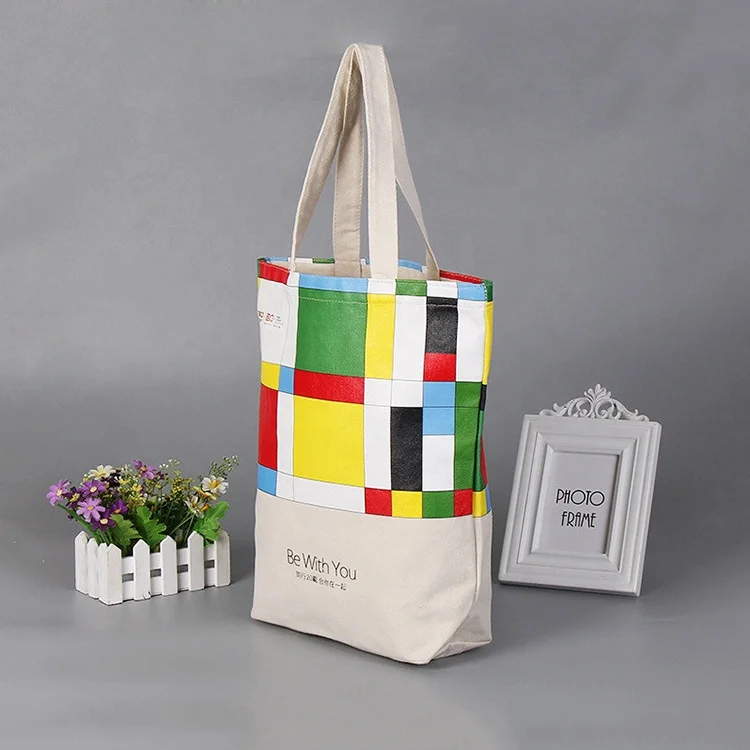 2018 trending Best Quality Cotton canvas fabric tote bags