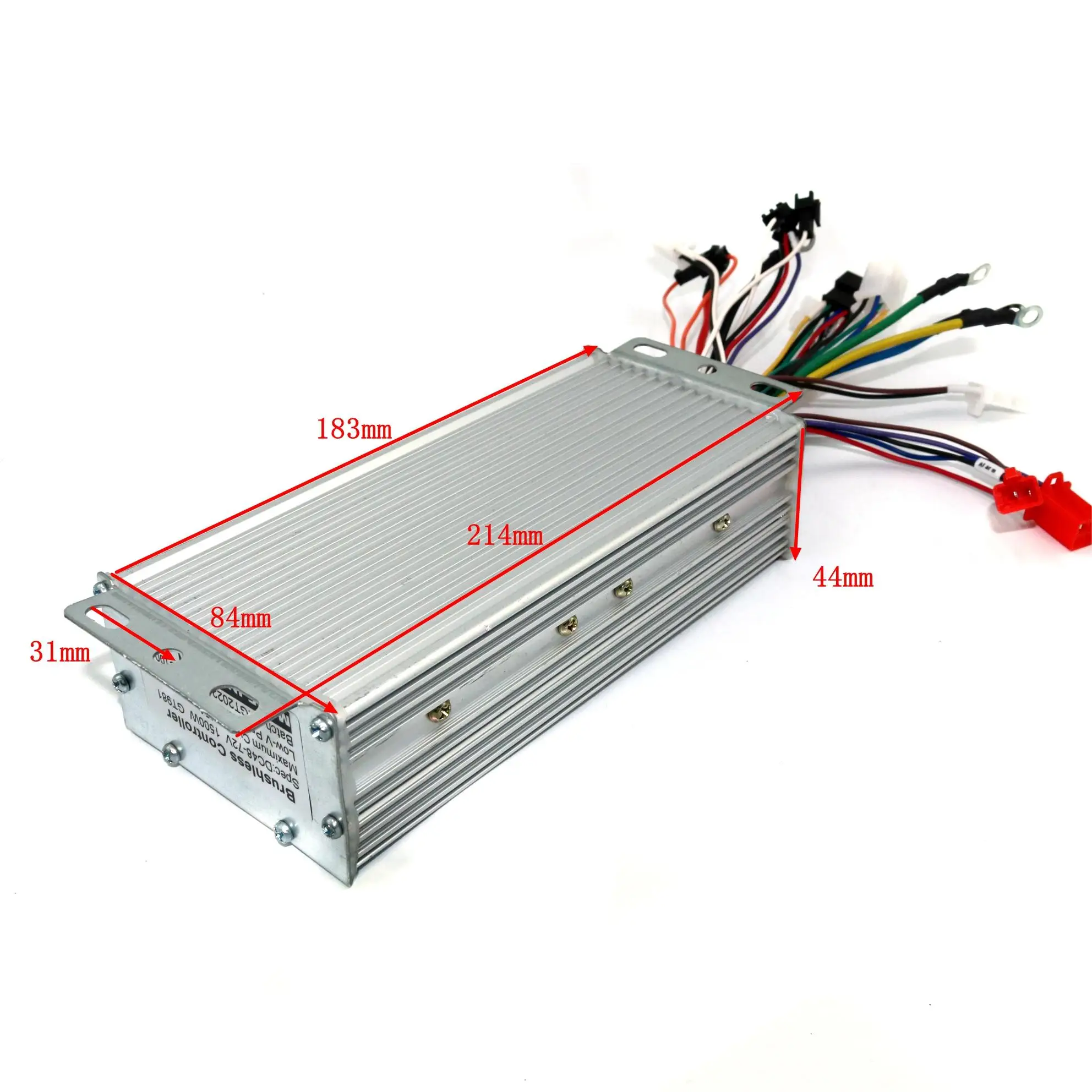 GREENTIME 48V/52V/60V/72V 1500W 45A Brushless DC Motor Controller Ebike Controller +SW900 Display One Set