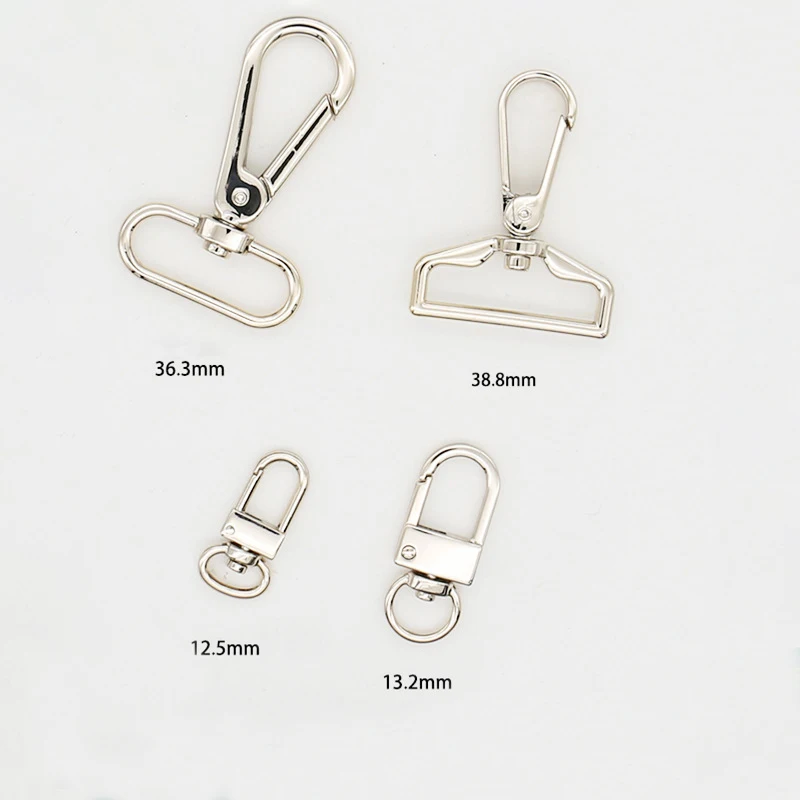 Factory Supply All Kinds Zinc Alloy Swivel Spring Hooks Handbag Snap Hook For Bags Shoulder Strap