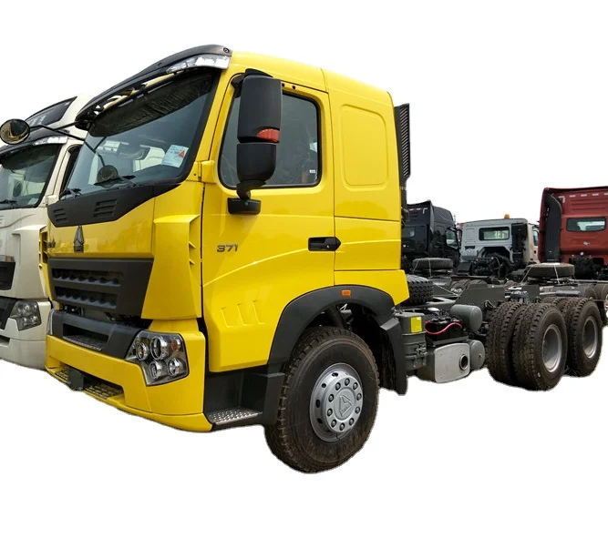 transportation and mining Hot selling China   sinotruk howo  new  Tractor Truck Trailer Head  Tow 6*4  A7 cargo