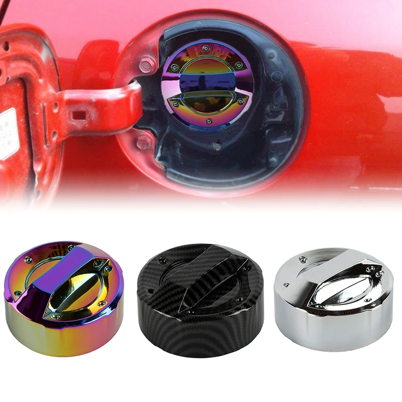 Universal Locking Auto Gas Cap Cover and Key Custom ABS Fuel Tank Filler FOR Lock For Cars