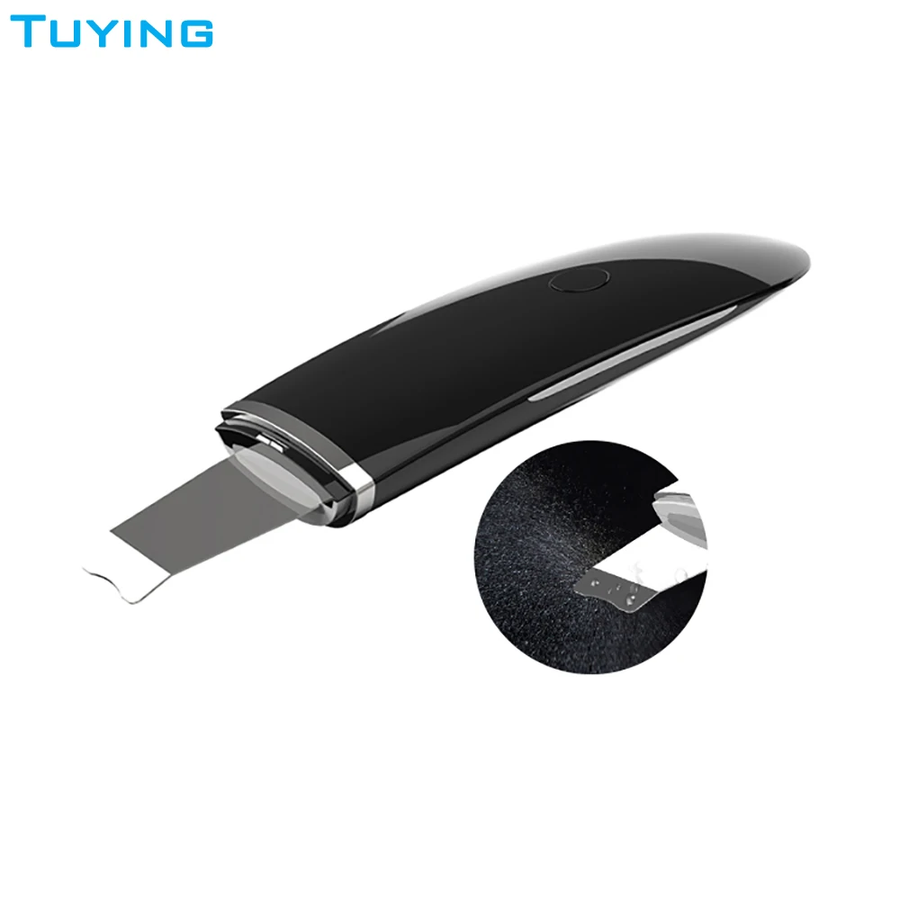 Multifunctional home use portable face cleaning ultrasonic skin scrubber machine