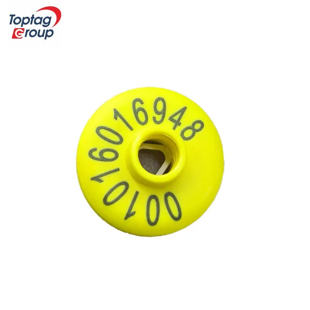 134.2 khz FDX-B Type  Animal Ear Tag EM4305  Cow Sheep Ear Tag