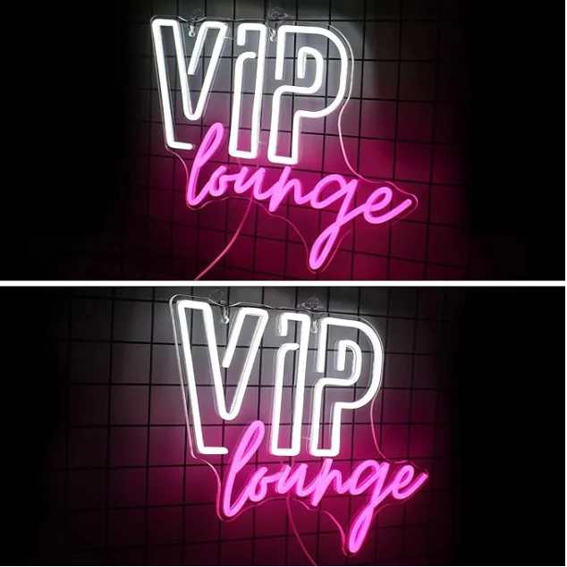 Manufacturer Dropshipping Fast Delivery neon Letter Custom Acrylic Led neon sign For Living Room ,VIP Lounge