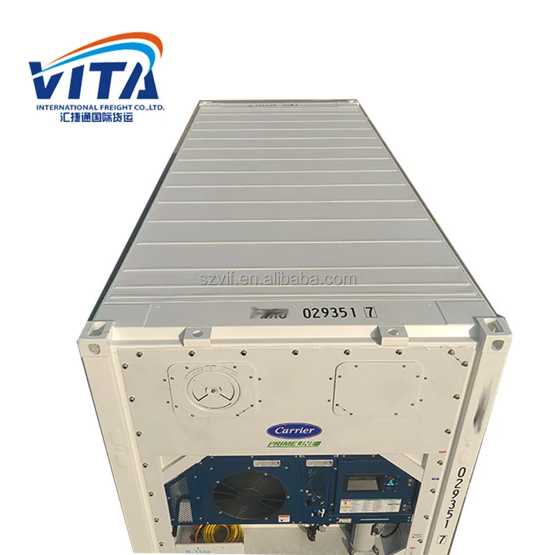 New 20Ft Reefer Refrigeration Freeze Container For Storage Transport Usage Carrier Thermoking Motor Darkin Motor Compressor