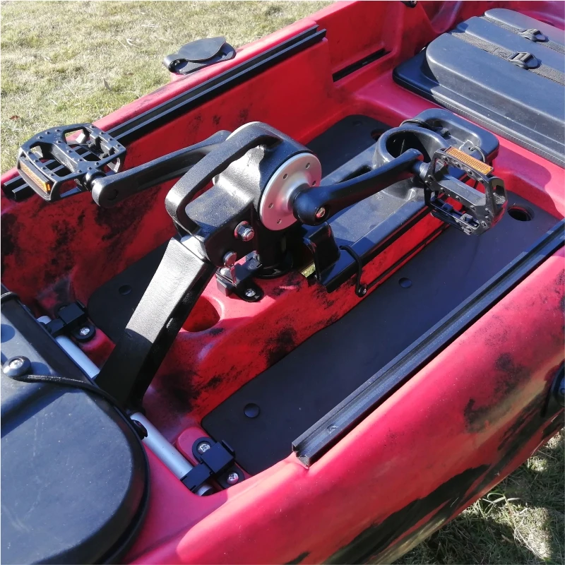 2023 hot sell small size single seat fishing electric motor or metal pedal canoe kayak