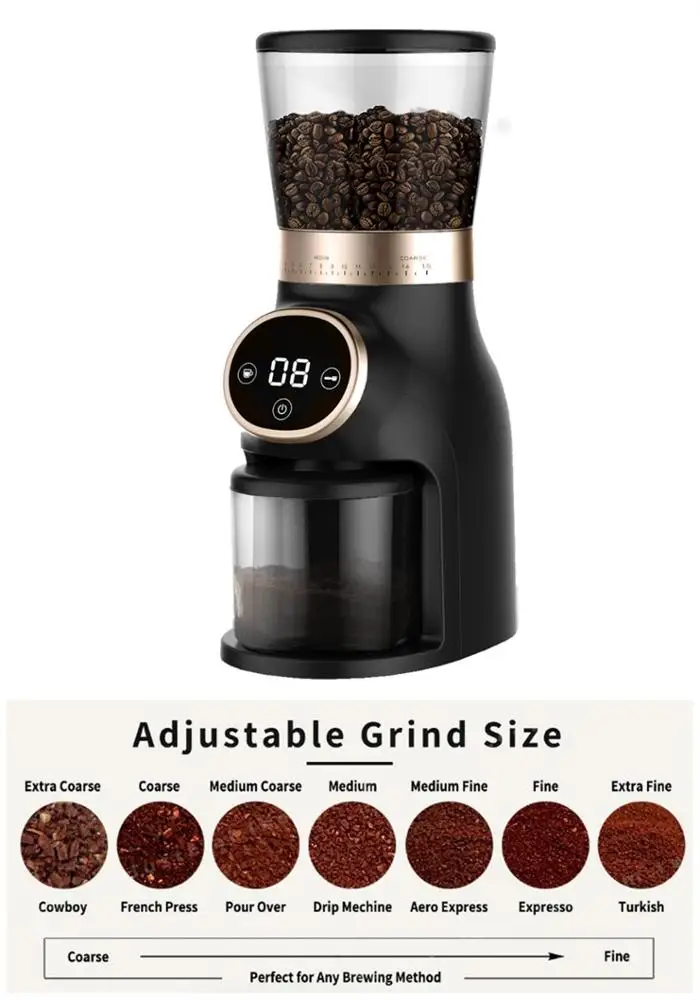 Электрическая коническая кофемолка OEM/ODM для