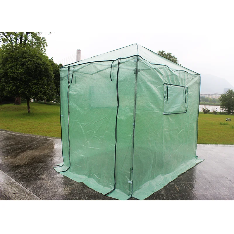 New hot folding greenhouse outdoor waterproof protective plant walk in greenhouse