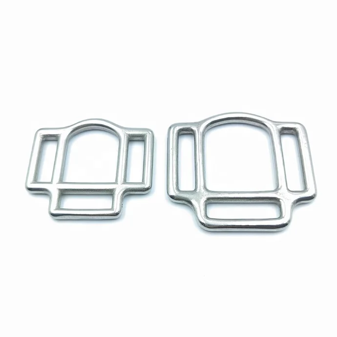 Stainless steel 2 or 3 loop square horse halter buckle bridle buckle