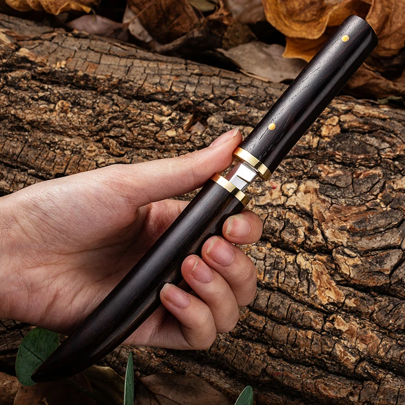 Outdoor New Straight Knife Fixed Blade Portable Straight Knife Hunting  Handle Straight Knife