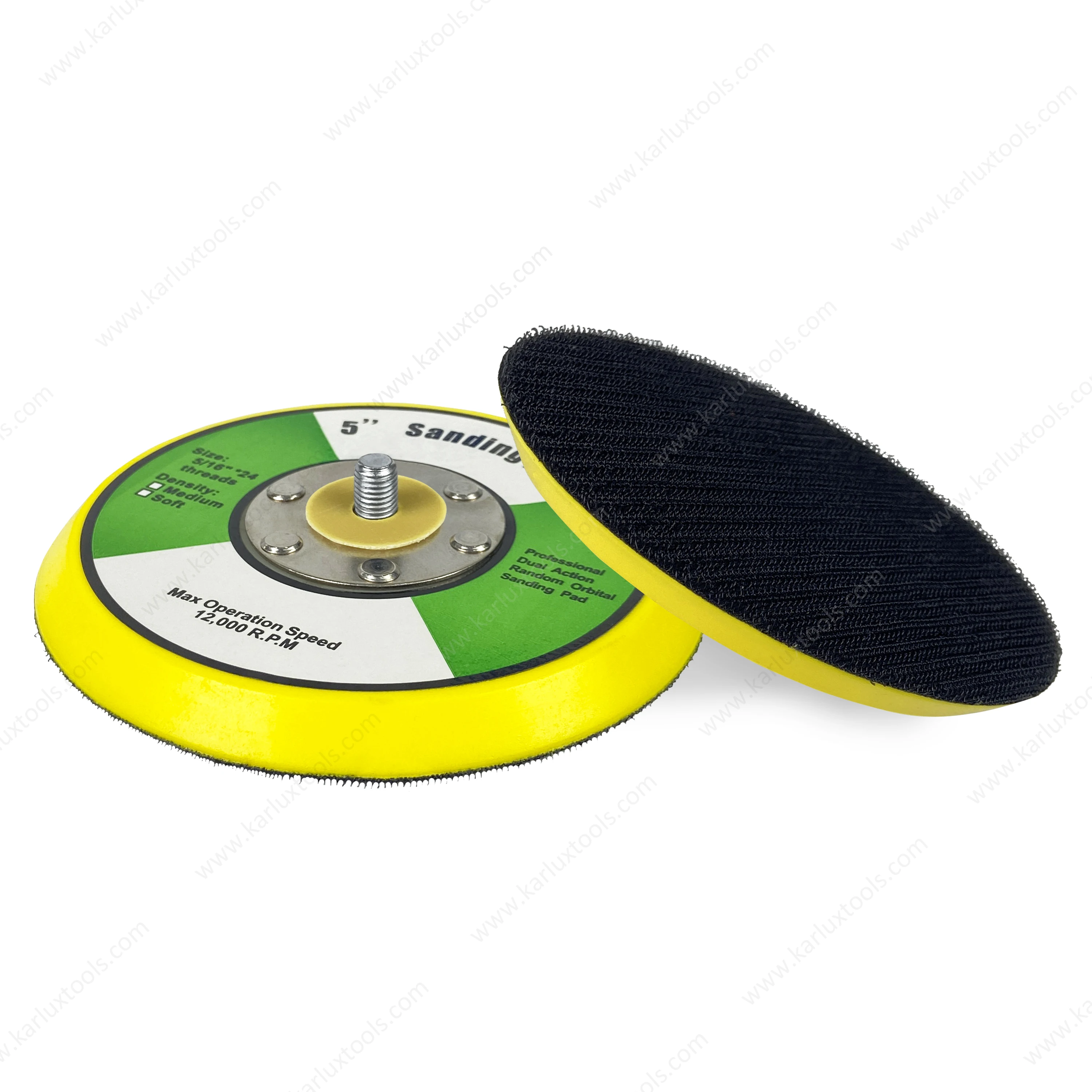 5 Inch Round Hook and Loop Backing Pad Sander Pad Replacement Pad,125mm Sanding Pads for High Speed Polishing, Buffing Sander