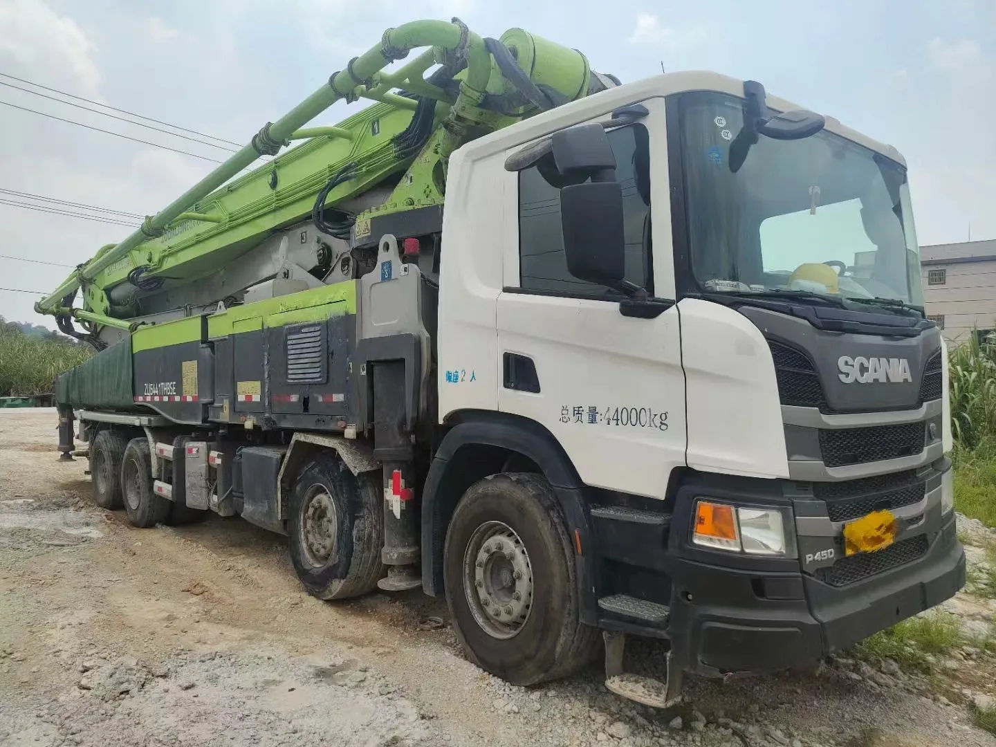 Шасси Scania 56x-6RZ Zoomlion 56 м б/у бетононасос грузовик для продажи EURO 5