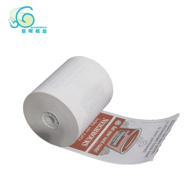 customized thermal printer paper roll 80x80mm cash register paper