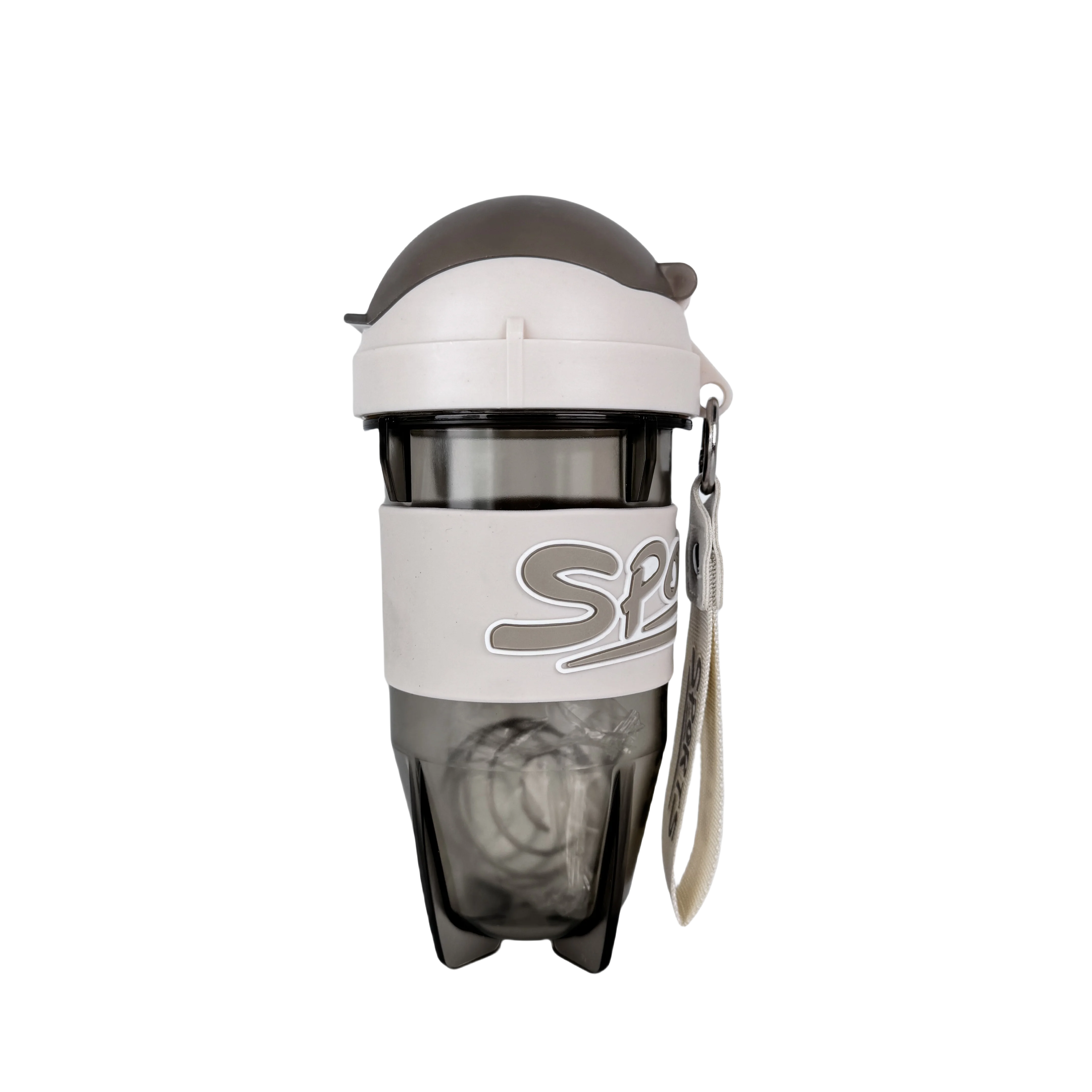 Rocket Shape Plastic Personalised Water Bottle With Handle Lightweight Motivational Bottles Sports Water Bottle