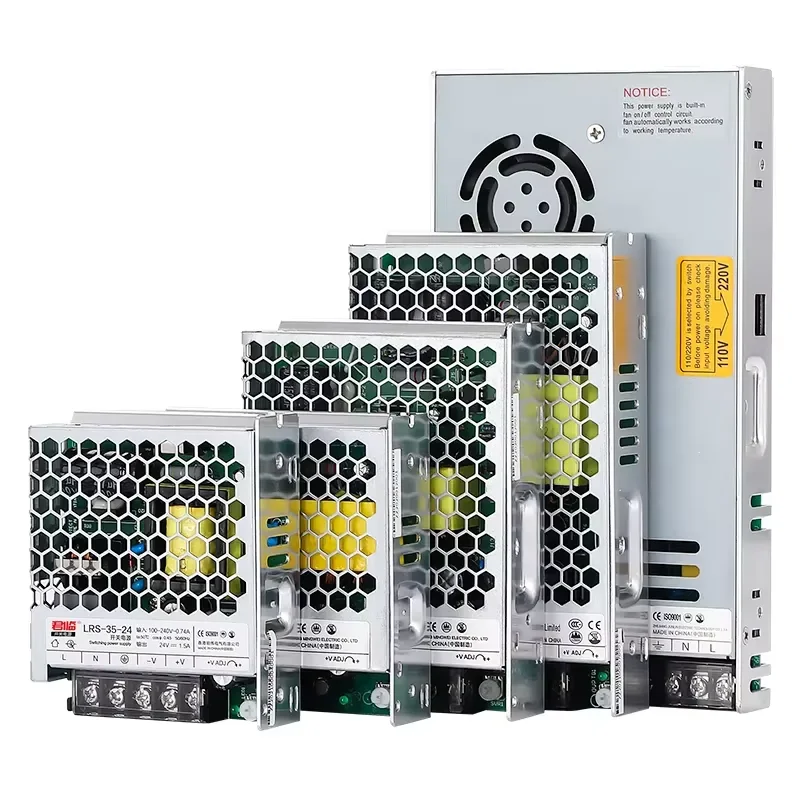 Meanwell AC DC переключаемый адаптер питания серии 100 Вт 150 200 350 600 1500 2000 2400 3000 5 В 12 24