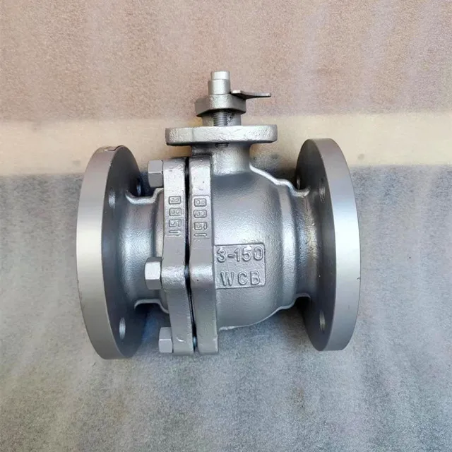 150LB ANSI B16.34  cast steel flange ball valve top sell